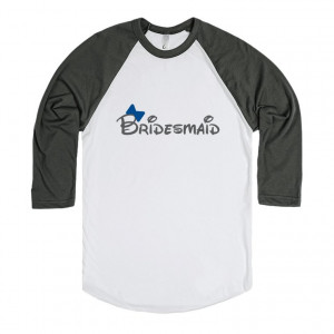 bridesmaid-baseball-shirt.american-apparel-unisex-baseball-tee.white ...