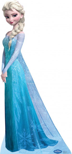 Details about Snow Queen Elsa Disney Frozen Lifesize Cardboard Cutout ...