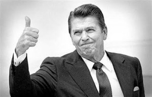 Reagan was an Aggie Fan