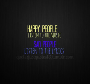 happy, life, people, quote, sad
