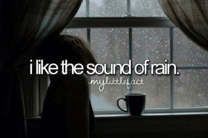 Sound of the rain, quote