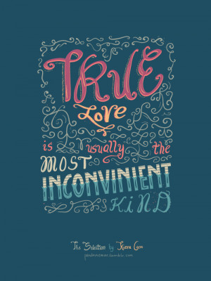 The Selection (Kiera Cass) Typography/Lettering Series No. 4