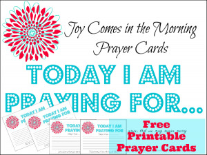 prayer request cards free printables