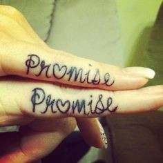 Best Friends Pinky Promise Tattoo