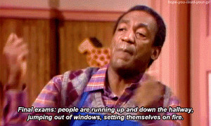 bill cosby the cosby show final exams cliff huxtable animated GIF