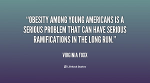 Obesity among young Americans is a serious problem that can have ...