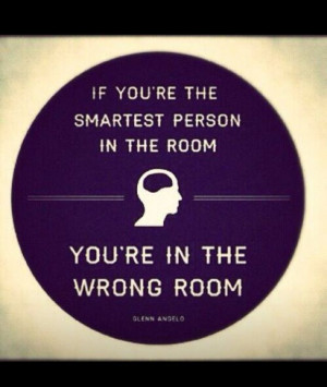 Never get comfortable.