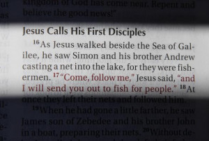 In the 2011 New International Version Bible, Mark 1:17 reads 