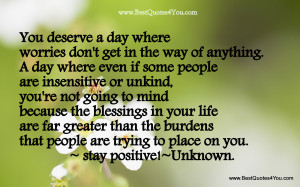 spring quotes – you deserve a day where worries dont get in the way ...