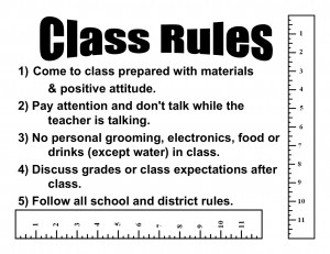 ... Class_Rules_Poster.pdf or Class_Rules_Poster.ppt , on the Sines of