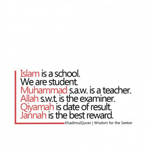 Islam Quotes About Life And Happiness: Islamic Reflections Quote In ...