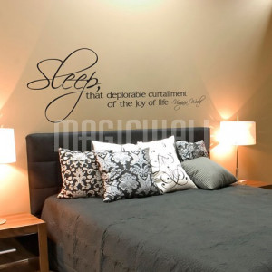 Home » Sleep - Virginia Woolf - Wall Quotes - Wall Decals Stickers