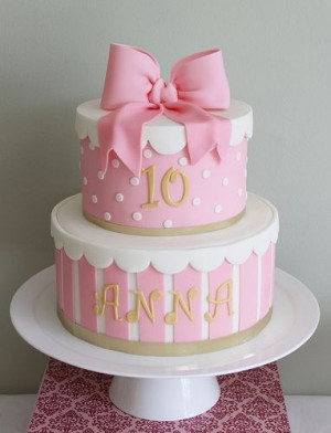 Birthday cake idea for Ashley’s double digit party