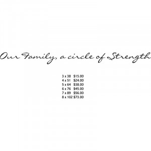 quotes about family strength Our Family, a Circle of