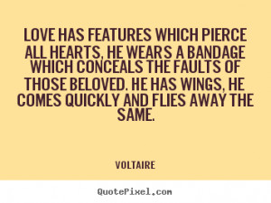 Voltaire Love Quotes: Quote About Love Love Has Features Which Pierce ...