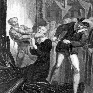 William Tyndale Being Strangled and Burned