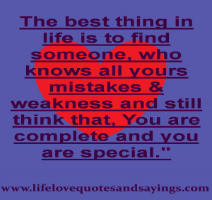 You Are Special To Me Quotes And you are special.