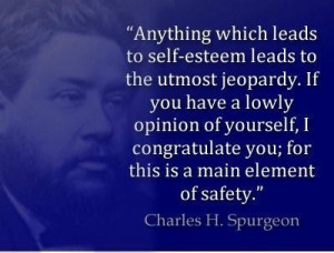 Charles Spurgeon and Self Esteem