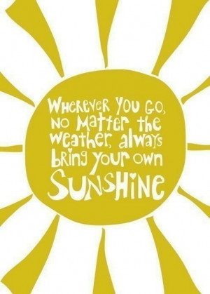 Spread warmth and light