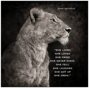 Lioness Pamela quote 1