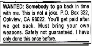The True Story Behind SAFETY NOT GUARANTEED’s Time Travel Ad