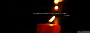 Candle Quote Facebook Cover photes