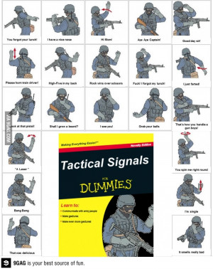 Tactical signs for dummies