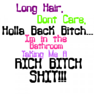 lil wayne quotes photo: long hair dont care RICH.gif