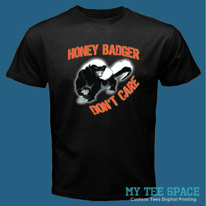 Honey Badger – Men Black Tee