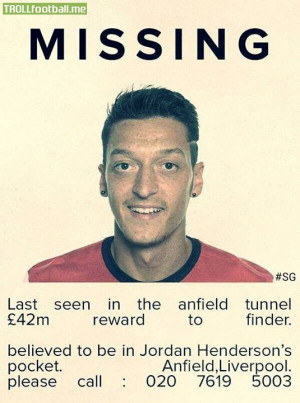 Mesut Ozil missing after another Big Game