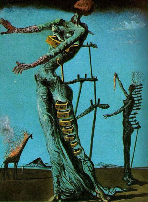 of my favorite Salvador Dali pieces: Burning Giraffes, Salvador Dali ...