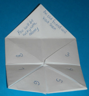 funny paper fortune tellers source http quoteko com ancient origami ...