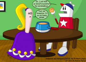 Pictures of Homestar and the gang