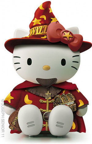 Hello Rincewind by yodaflicker; Hello Kitty & Discworld Crossover