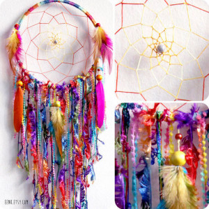 Gypsy Soul Large Native Style Woven Dream Catcher by eenk on Etsy