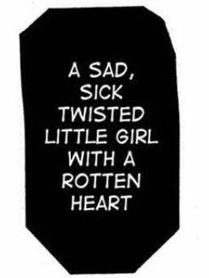 sad, sick twisted little girl with a rotten heart. - tags: manga ...