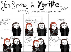 Jon Snow and Ygritte by SugarShroom