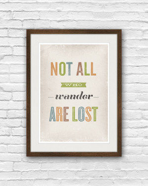 Typographic quote poster, Literal Quote print, inspirational art ...