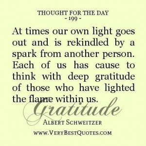 Thought for the day deep gratitude quotes