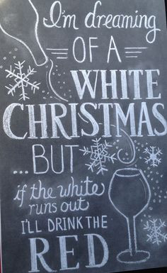 white Christmas... #wine More