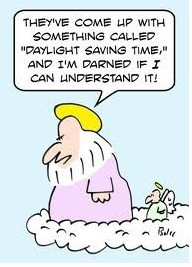 Daylight Savings Time funny cartoons pics