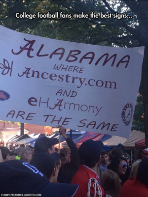 College Football Sign