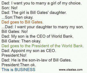 Father and son jokes-Funny Jokes-Bill Gates-Business