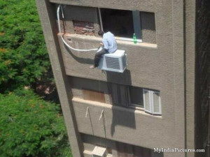 AC Repair Safety in India – Funny