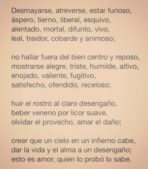 Lope de Vega - Soneto 126.