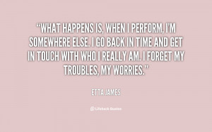 Etta James Love Quote