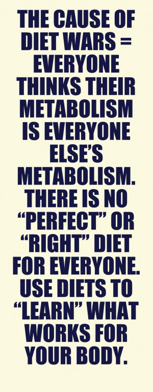 Listen to your body!