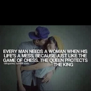 ... and i thank god for the strength to be his queen and help protect him