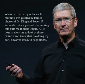 Quotes from Apple CEO Tim Cook as He Comes Out as “Proud to Be Gay ...