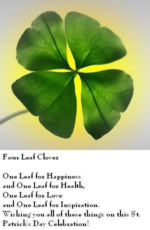 four leaf clover's meaning Image